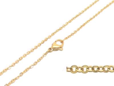 China Fashion Flat Oval Ring Link Stainless Steel Chains For Daily Decoration for sale