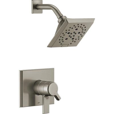 China Other Factory Outlet Stainless Steel 2 Mode Shower Set, 5 Jet Shower Head, Square Shower Set for sale