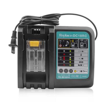 China Power Tool Battery Charger For MA-kita 2021 UK USA EU AU High Quality Plug For Makita DC18RD 18V Lithium-ion Charger Dual Port Fast Optimum Universal Battery for sale