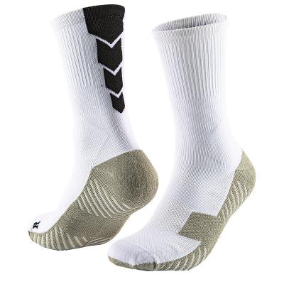 China Wholesale Sporty Soccer Football Shaping Sports Socks Anti-slip Anti-friction Sports Socks Custom Made Men for sale