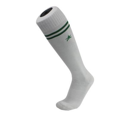 China Wholesale Custom Soccer Sports Stripe Kids Student Knee High Terry Sports Socks for sale