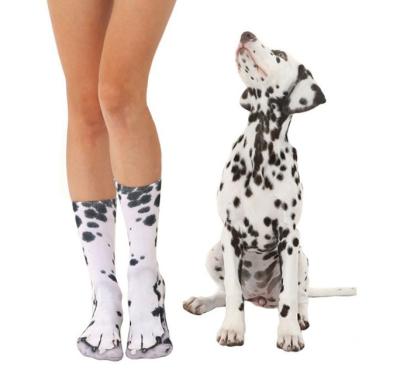 China HX-2163 Unisex Adult Children QUICK DRY 3D Printing Socks Animal Feet ODM Printing Socks for sale