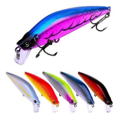 China 6 Color Bionic Minnow 8g Bait 8.1cm Minnow Bait Sea Fishing Lures Wholesale Hard Freshwater Plastic Fishing Lures for sale