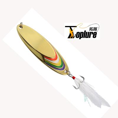 China Metal 5g 7.5g 10g 15g 20g 30g 40g 60g Fishing Spoons Salt Water Spoons Casting Lure For Saltwater for sale