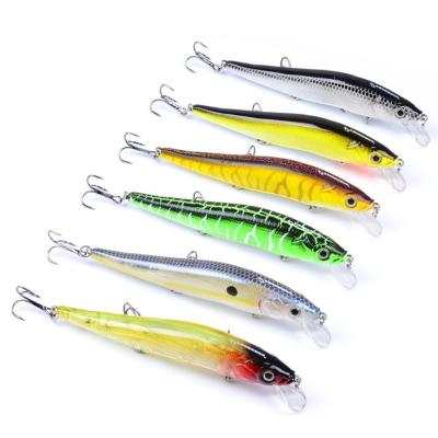 China Good Quality Plastic Minnow Bait 14.47g 11.94cm Hard Plastic Bait With 6# Three Hook for sale