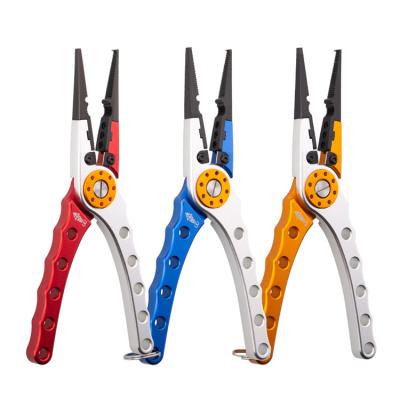 China Outdoor Accessories Hook Line Solvent Aluminum Fishing Hook Remover Pliers Pliers Tackle Kits for sale