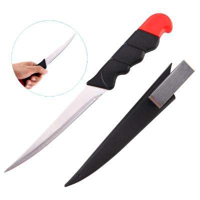 China Viable Design Fish Fillet Cutter Knife Creative Floating Sharp Fish Knife With Sheath for sale