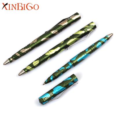 China Tactical Pen Multifunctional Outdoor Survival Self-defense Aluminum Camouflage Gear for sale