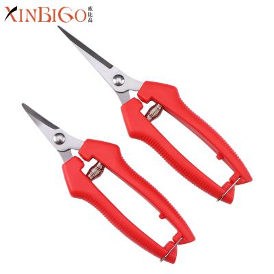 China XINBIGO High Quality Anti-Slip Handle Garden Pruning Tool Anvil Apple Grape Fruit Pruning Scissors for sale