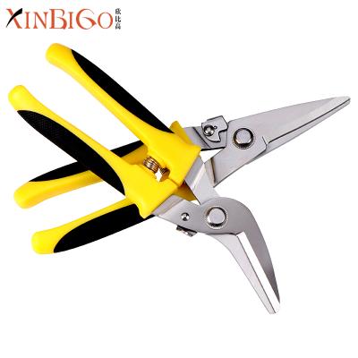 China Factory Direct Selling TPR Multi-function Powerful Canister Tips Eco-friendly Rubber Scissors Wire Cable Cutter Wholesale Electrician for sale