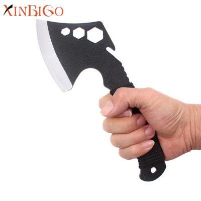 China Mini Small Portable Hatchet / Tactical Hook Rope Handle Multitool Whipping Ax for sale