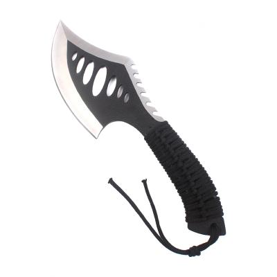 China Small Mini Survival Outdoor Camping Tactical Hatchet Design Link Ax Creative Non-slip Rope Handle for sale