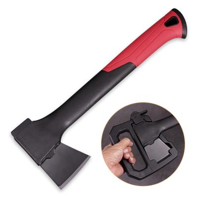 China High Quality Sharp And Durable Plastic Wood Handle Ax Camping Camping Splitting Gardening Tool With Sheath for sale