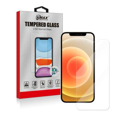 China High transparent Vmax for iphone 12/12 pro/12 pro max tempered glass mobile phone screen protector with package for sale