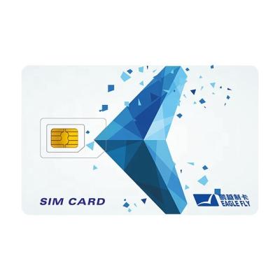 China Smartphone LTE  USIM SIM Card 128k Milenage Algorithm 4G PVC 3 in 1 SIM Card for sale