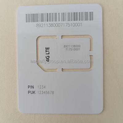 China Smartphone 32K 64K 128K 256K USIM Mobile Phone Card SIM Card 2G 3G 4G LTE 5G SIM Card 3 in 1 JAVA Half SIM PVC for sale