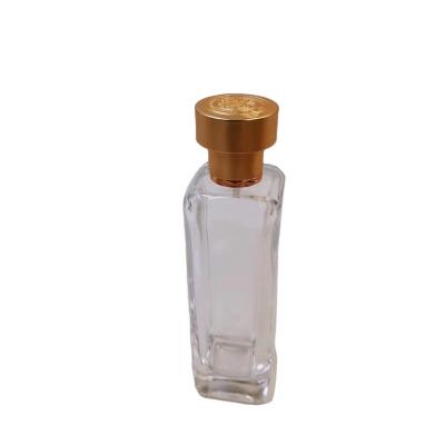 China Personal Care 50ml Transparent Empty Perfume Bottle For Cosmetic Packaging for sale