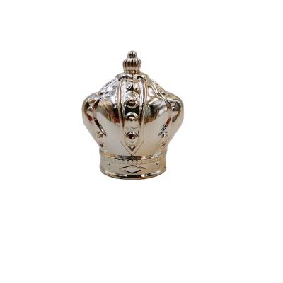 China Non Spill High Quality Silver Crown Cap For Perfume Bottle for sale