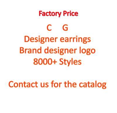 China 2022 CLASSIC famous popular brand inspired famous designer earrings brand for sale