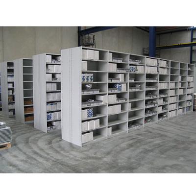 China Corrosion Protection Rut Closet Shelving For Library With Side Roll Edge Panel for sale