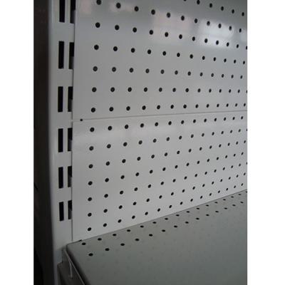 China Double Sided Double Sided Store Shelving With Hole Back To Hold Hook for sale