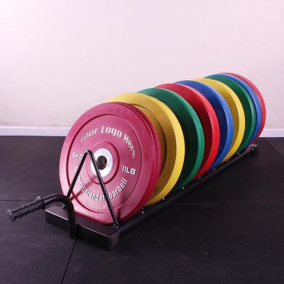 China Universal Weight Plate Gym Fitness Competition Rubber Bumper Plate for sale