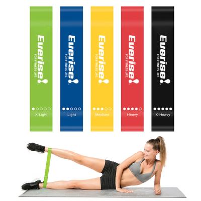 China Wholesale Custom Stretch Durable Mini Latex Loop Resistance Bands Logo Yoga Fitness Exercise Elastic for sale