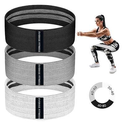 China Fashion Style Yoga Fitness Workout Durable Cloth Bands Exercise Resistance Hip Booty Bands for sale