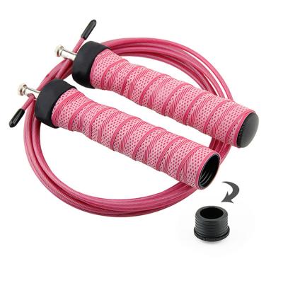 China Fashion Adjustable Custom Fitness Length Adjustable Rope Speed ​​Weighted Ratio Jumping Jump Rope for sale