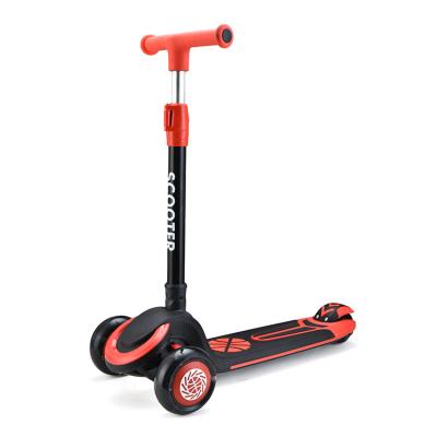 China Adjustable Three Wheel PU Step Children's Kick Scooter, Standing Toddler Led Baby 3 Wheel Folding Trix Foot Children Delivery Scooter for sale