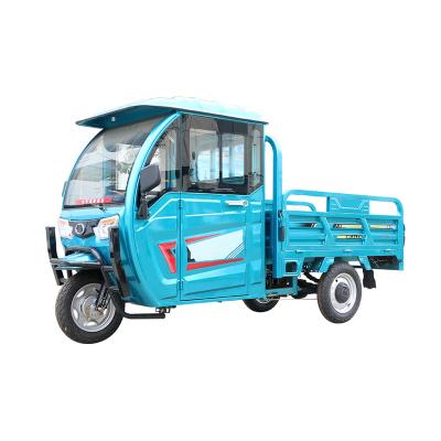 China LK Cargo Vehicle 60v Electric Cargo Tricycle With Double Door Cabin for sale