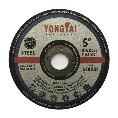 China Stainless Steel Hot Selling 2021 125MM 5 Inch Grinding Wheels And Cutting Wheels For Polishing for sale