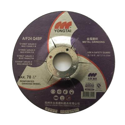 China Hot sale 150x6.0x22.2mm metal 2021 5 INCH metal grinding wheel for sale