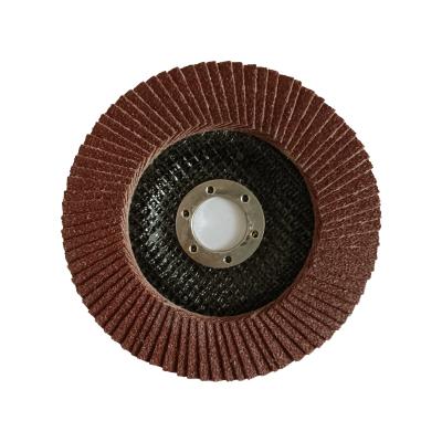 China Good Quality 60 Grit Aluminum Oxide Flap Disc YZF100NC-90 Fin Disc 100mm Flap Disc for sale