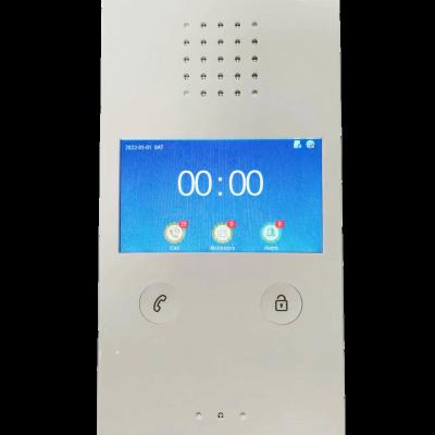 China Maintenance 4.3 inch Tuya Intercom Entry System, Remote Phone Video Support Door APP Alarm, Monitoring IOS Android App Intercom Available for sale