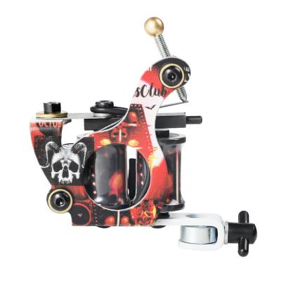 China New Product Permanent Makeup Tattoo Machine 8 Wrap Coils Iron Iron Tattoo Machine for sale