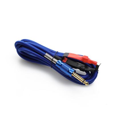 China Durable /Eco Friendly Standard Tattoo Machine Power Supply Clip Cord Cable for sale