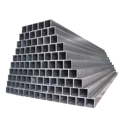 China High Quality Galvanized Steel Pipe Square Tube Building Structure Rectangular Steel Tube Galvanized Pipe Suppliers for sale