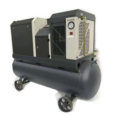 China China factory price lubricated low noise 100l scroll portable oil free air compressor for packing for sale