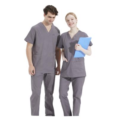 China Hospital Customize Hospital High Quality Medical Nursing Uniform Elastic Scrubs Sets Nursing Medical Uniform for sale