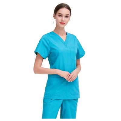 China Best Selling Hospital Scrubs Fashionable Costume Nurse Hospital Uniforms Hospital Scrabs Uniforms Mujeres for sale