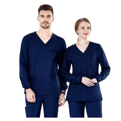 China Best Selling Hospital Scrubs Cotton Hospital Spandex Uniforms Nursing Medical Doctor Uniforms for sale