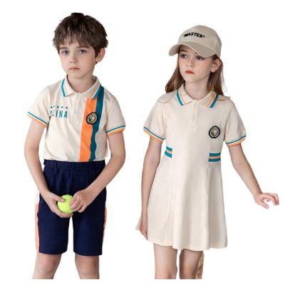 China School Uniform Manufacturers Short Sleeve Customization Wholesale School Set For Fashion Kids School Uniform for sale