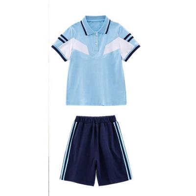 China Wholesale Short Sleeve School Uniforms For 2-12 Years Old Kids Designs School Uniform Polo Shirt for sale