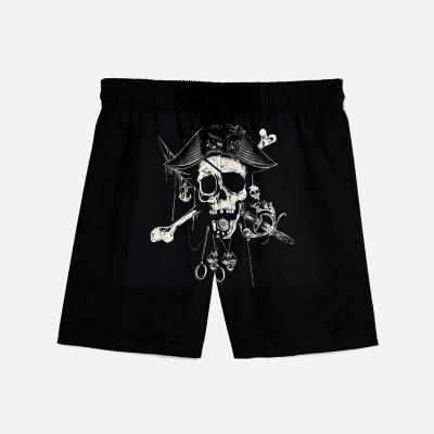 China Anti-wrinkle 3d print summer skull swimwear beach shorts ghost cute adult loose charm panties adult panties for sale