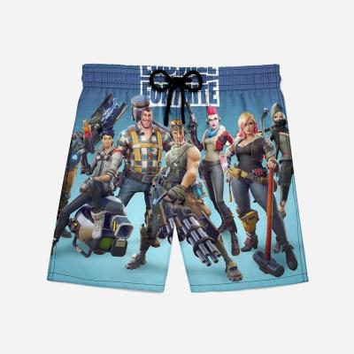 China Anti-wrinkle game fortnite LOGO sports custom 2022 hot sale men's beach pants short beach fashion Genshin impact casual for sale