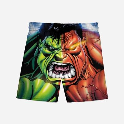 China Custom Anti-wrinkle 3d print summer wonder beach waterproof shorts adult oversized panties marvel legends funko pop man/male panties for sale