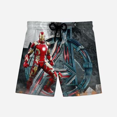 China Anti-wrinkle printer marvel beach shorts harajuku loose man/male waterproof panties marvel legends black panther adult panties for sale