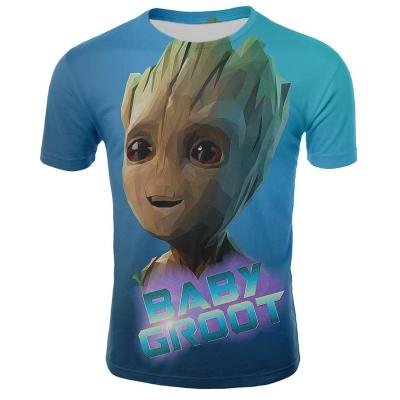 China 2020 New Anti-wrinkle groot ladies/men's t-shirt cute casual funko pop female groot tops t-shirt/male t-shirt for sale