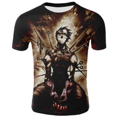 China Anti-wrinkle 3D Printing T-shirt Art Female/Summer T-shirt Anime Coat Male Female/Male T-shirt for sale